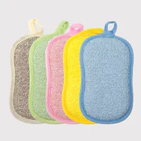 Двусторон sponge для ванны универсальный, увеличенная толщина, впитывание воды