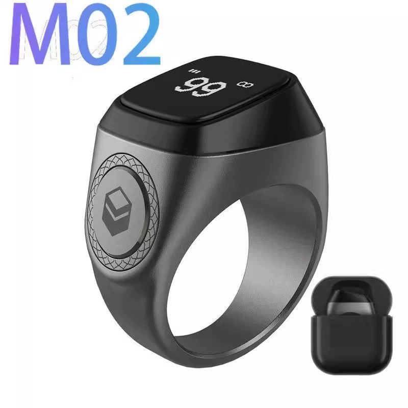 Умный Bluetooth-пресс цифровой многофункциональный счетчик пальцев M02Pro с улучшенной зарядной коробкой, водонепроницаемый, от производителя