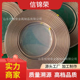 TP2紫铜盘管 空调制冷软态蚊香管 c1100黄铜管 冷凝器毛细铜管