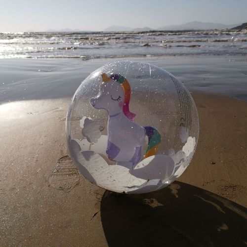 Wholesale unicorn sand balls, water early education inflatable toys, flamingo swimming beginner training balls