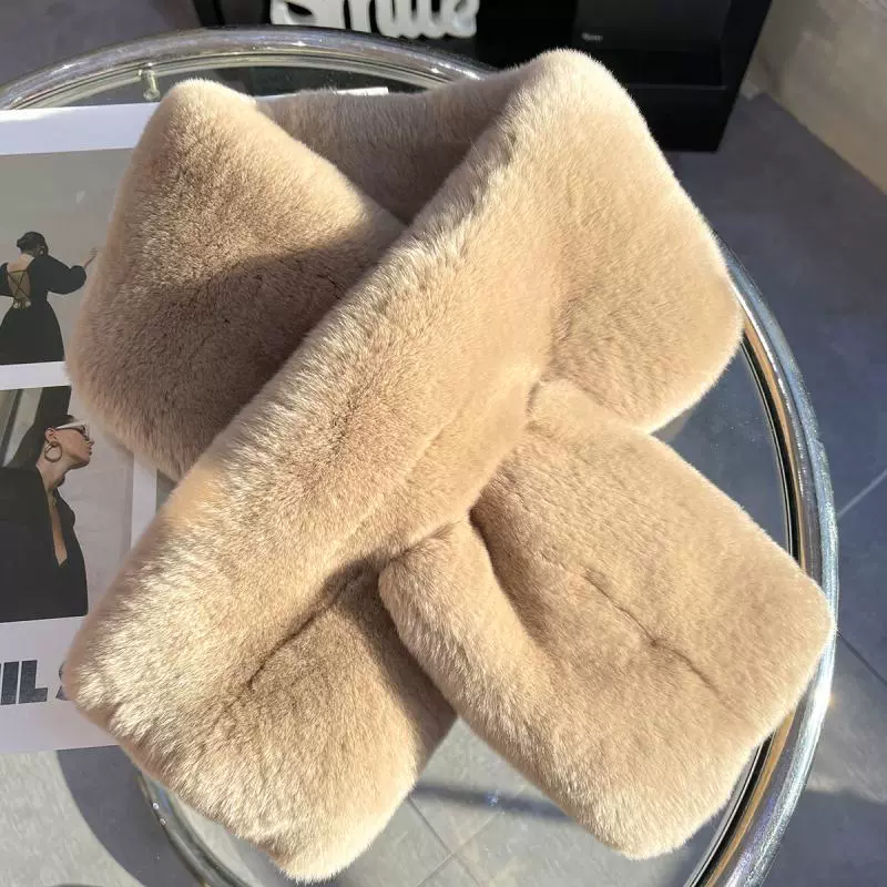 Swan, double-sided warm scarf, Korean style