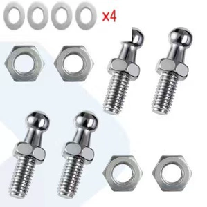10mm Kürə Başlıqlı Qaz Strut Çubuğu Dəstək Çubuğu Kürə Başlıq Bolt Adapteri