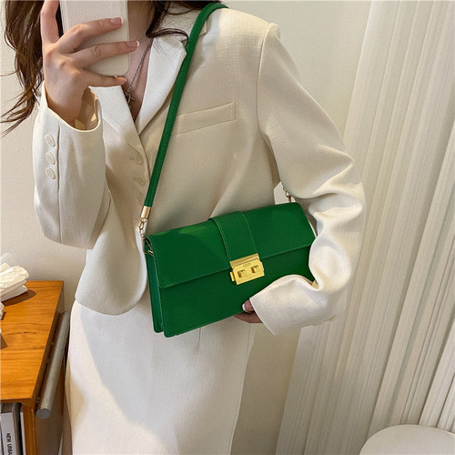 Western Style Bags for Women  Autumn New Stone Pattern Shoulder Bag Fashion Simple Underarm Bag Women’s Small Square Bag