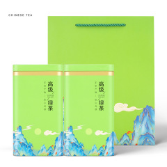 茶葉缶鉄缶空缶密封缶半斤入り緑茶紅茶鉄箱空箱家庭用