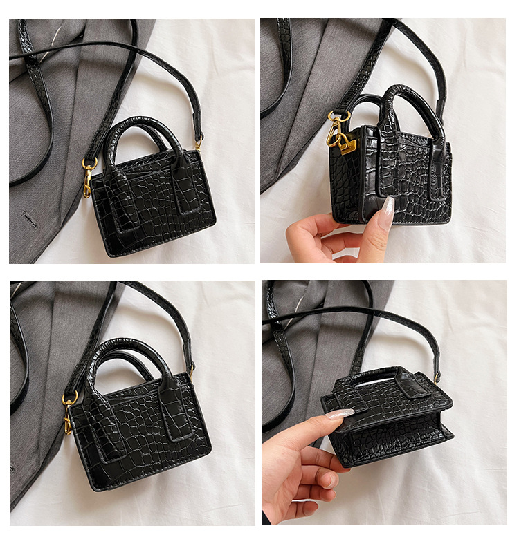 Crossbody Shoulder Bag With Crocodile Pattern For Women_voghion.com