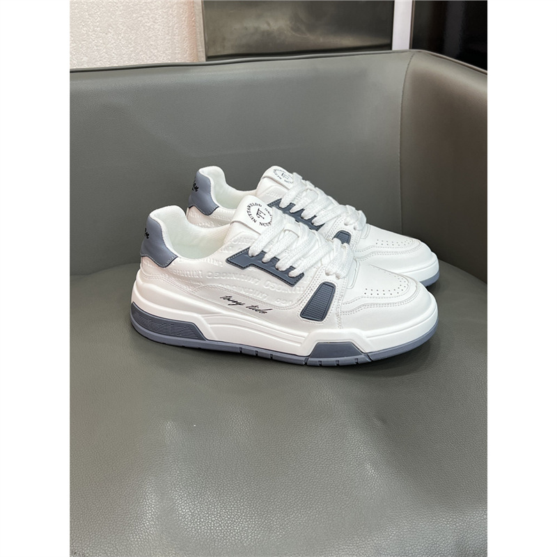 XS Shoes Men's Shoes 2025 Autum Popular Genuine Leather Breathable White Shoes Versatile Lightweight Thick-Soled Sneakers Sports and Leisure