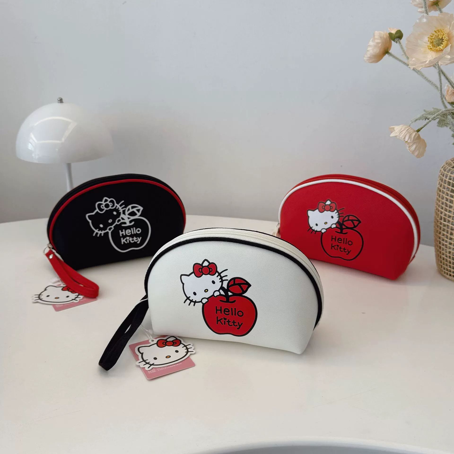 Hello Kitty, подлинная компактная косметичка, вместительная сумка-косметичка