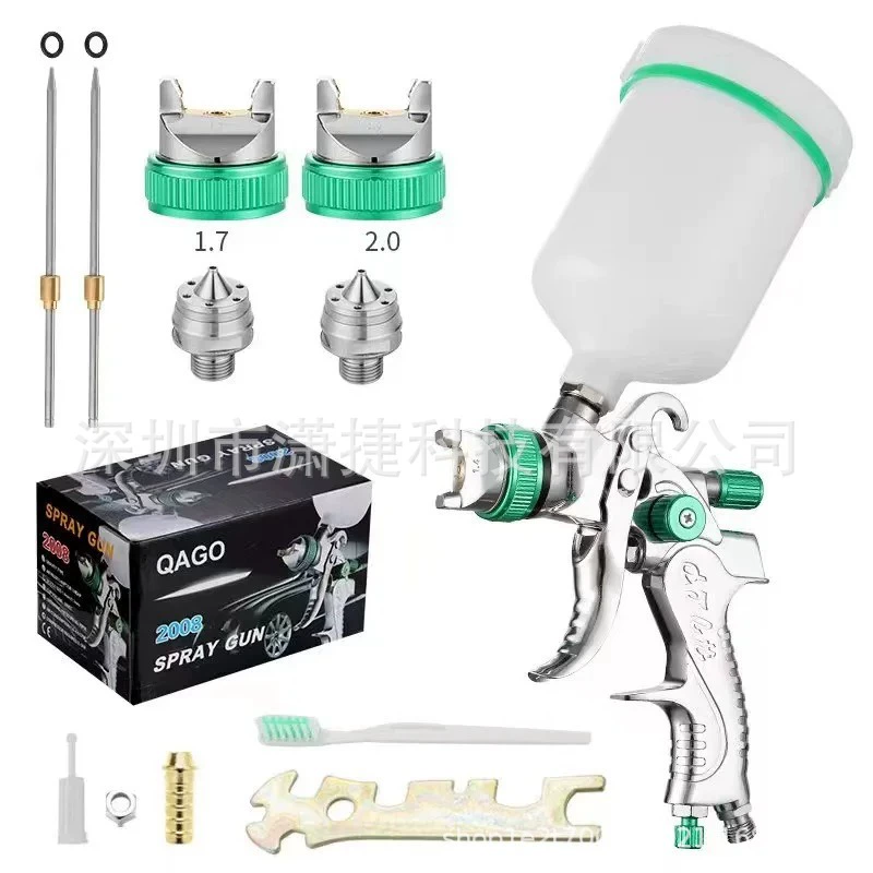 Пневматический краскопульт 2008 года для нанесения финишного покрытия на автомобили, многокалиберный, с верхним подачей, высокоэффективная технология для эффективной покраски.