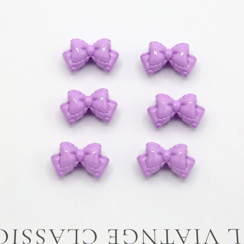 亚克力炫彩双层蝴蝶结串珠 diy手工饰品手机链钥匙链包挂材料批发|undefined