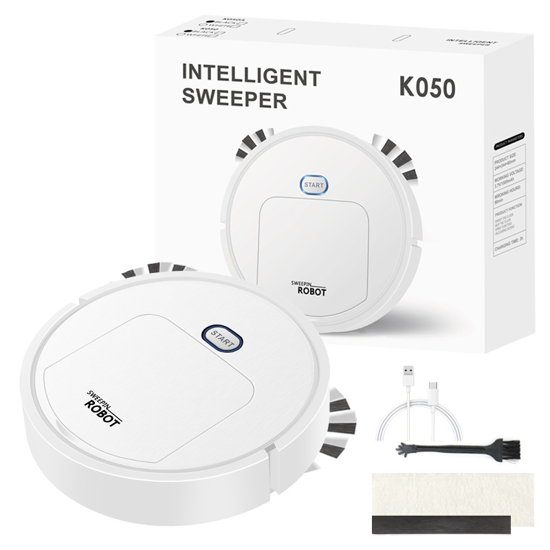 Venta al por mayor robot de barrido inteligente limpieza perezosa hogar succión y barrido máquina todo en uno pequeños electrodomésticos regalos comerciales