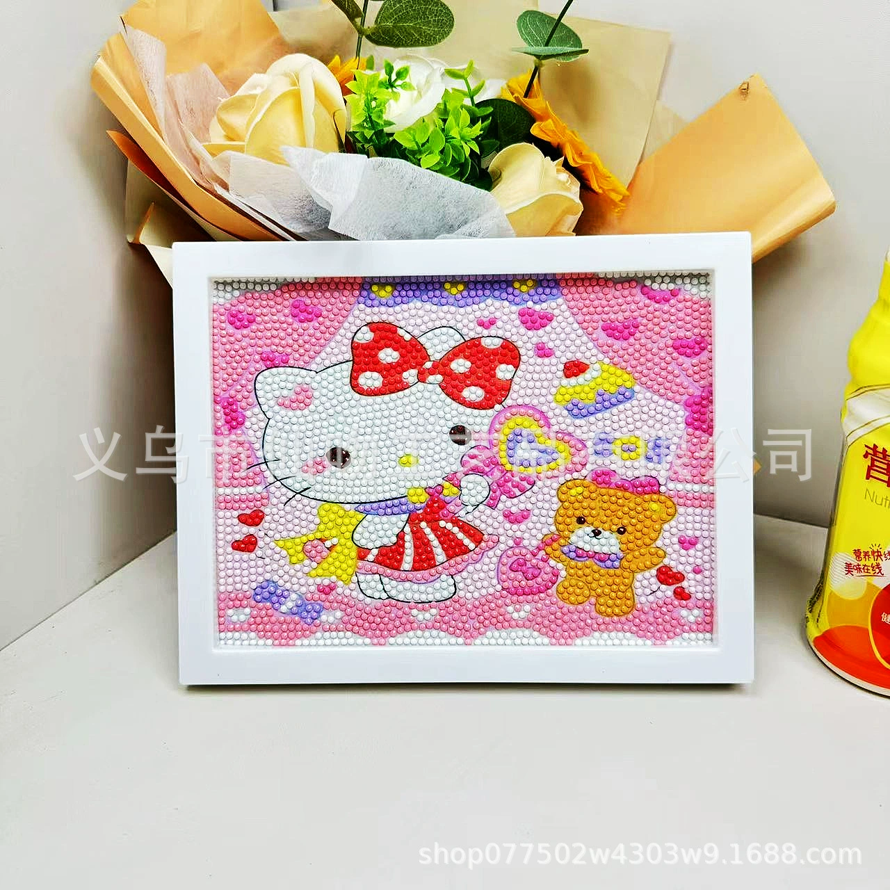 Набор для алмазной живописи Sanrio Kuromi, 17×22 см пластиковая рамка, набор для творчества DIY для детей