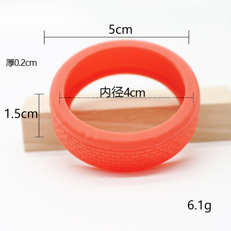 Transfronterizos cubierta de rueda de silicona cubierta de rueda de maleta cubierta de rueda de maleta cubierta de rueda silenciosa reducción de ruido