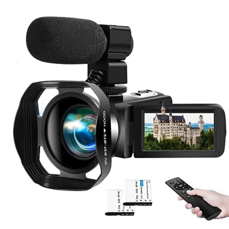 越境英語対応製品 3インチ4800万画素タッチスクリーンカメラ 超高画質1080P 301M 30M|undefined