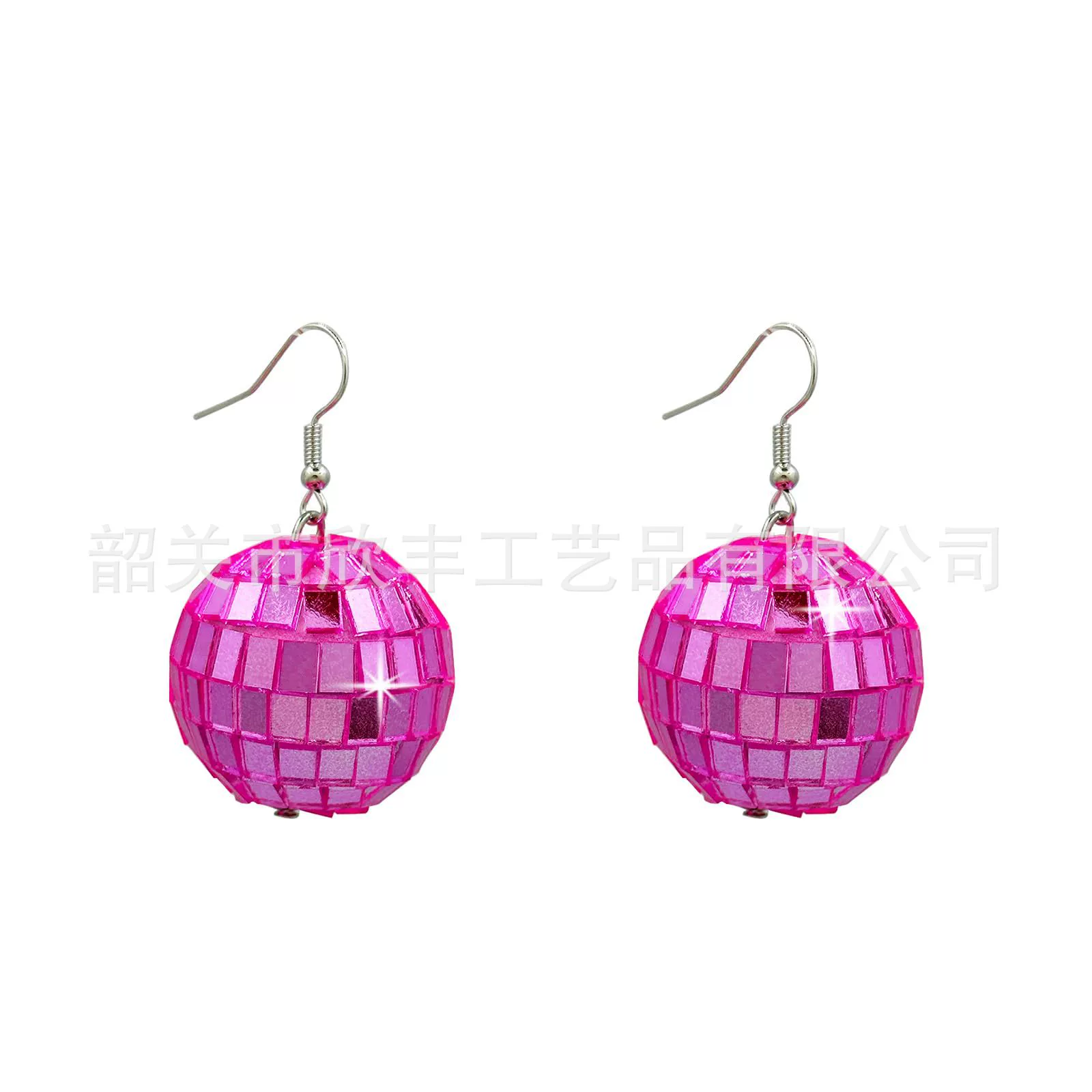 Трансграничный новый ретро disco диско серьги стеклянный лазерный шар модная вечеринка серьги производитель