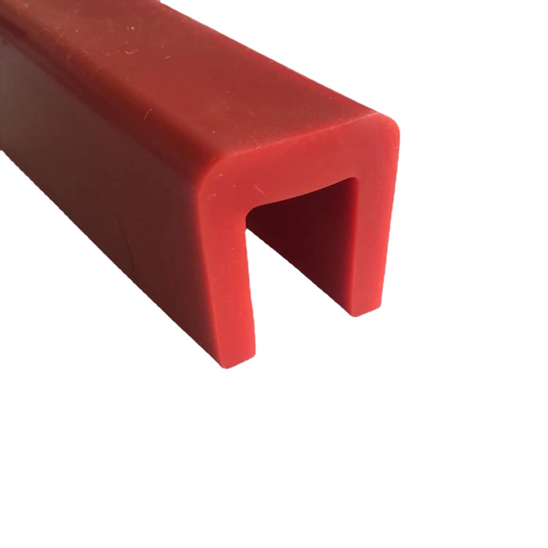 U型硅胶包边条重型工作台封边条防护胶条收口条