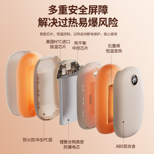 Oaks hand warmer power bank two-in-one portable artifact cute warm baby explosion-proof hot water bottle gift for girls