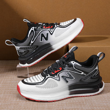 春秋新百伦酷跑运动鞋男女跑步鞋网布透气跑鞋子青少年情侣款新款