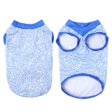 Собака V-образный выстрел холодный жилет летний питомец для ходьбы за ходьбы охлаждающую одежду для собачьей одежды