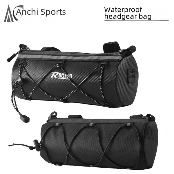Mountain road bike head bag PU waterproof upper tube bag bicycle bag front beam bag front handle saddle bag riding equipment