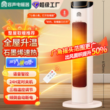 容声电暖跨境石墨烯取暖器家用暖风机冷暖两用立式节能省电热暖器