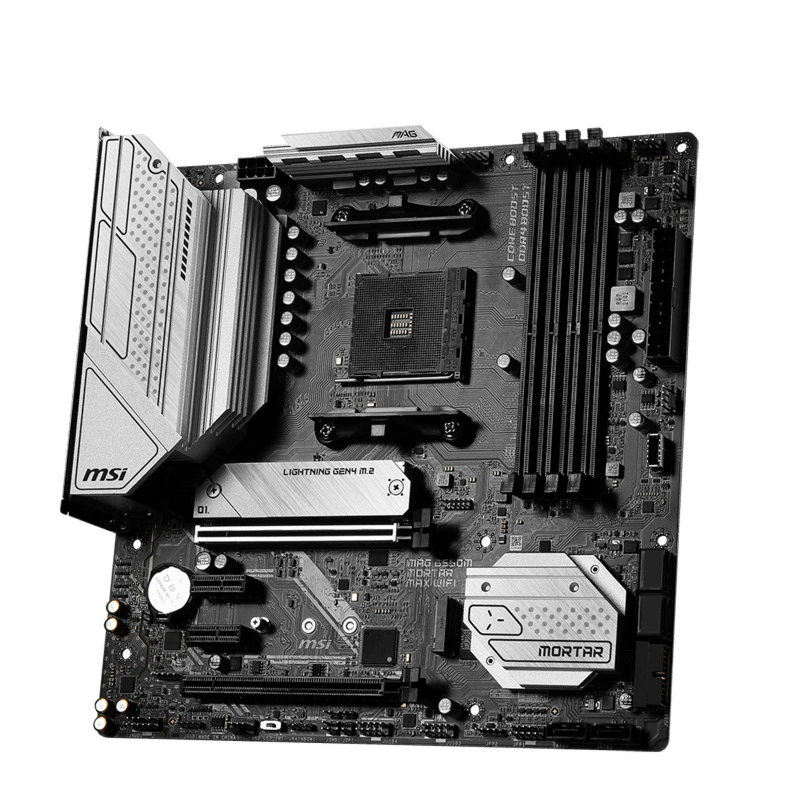 Материнская плата MSI MAG B550M Mortar Max WiFi, поддержка интерфейса AM4