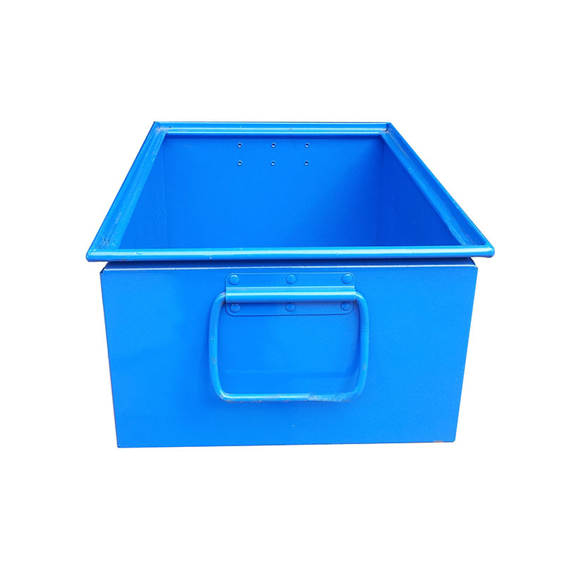 厂家销售 优质耐用铁皮箱 可装金属零件小铁箱 可定 制铁制周转箱