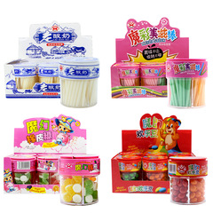 Old Yogurt Straw Candy Suck Suck Fun Children's Lollipop Leisure Food 8090 Nostalgic Snack Candy Bulk Wholesale