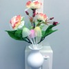 博购 Light pomegranate flower LED light control sensor light vase light night night light phalaenopsis orchid night light