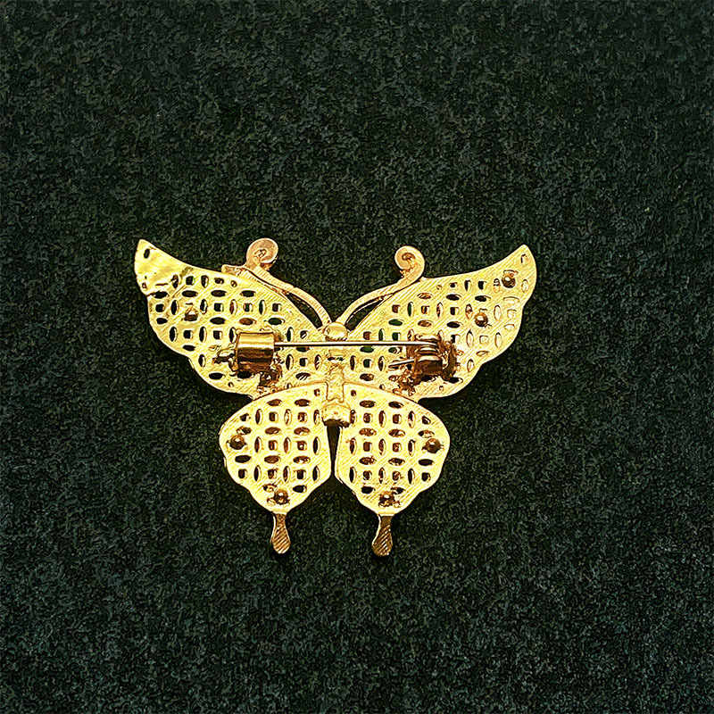Retro Enamel Cut Out Butterfly Brooch, Classy Classy Corsage, Pressed Placket, Classy Niche Accessories Wholesale
