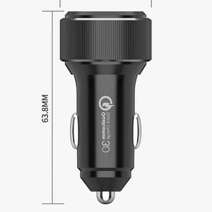 Car Charger Super Fast Charging Dual Cigarette Lighter USB Adapter Multifunctional Car Phone Flash Charger