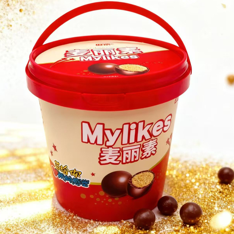 New Product 108g Red Can Malinois Chocolate Crispy Balls Wedding Candy Bucket-Packed Milk-Flavored Chocolate Snacks New Product 108g Red Can Malinois Chocolate Crispy Balls Wedding Candy Bucket-Packed Milk-Flavored Chocolate Snacks