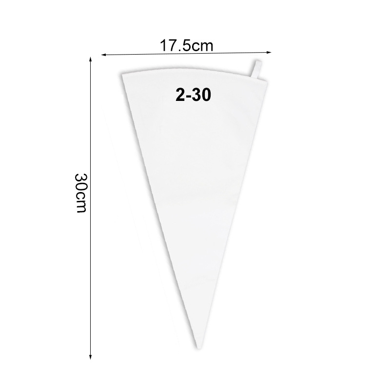 Bolsa de pastelería recubierta de algodón herramienta de decoración para hornear crema de pastel bolsa de tela de nylon bolsa de pastelería reutilizable