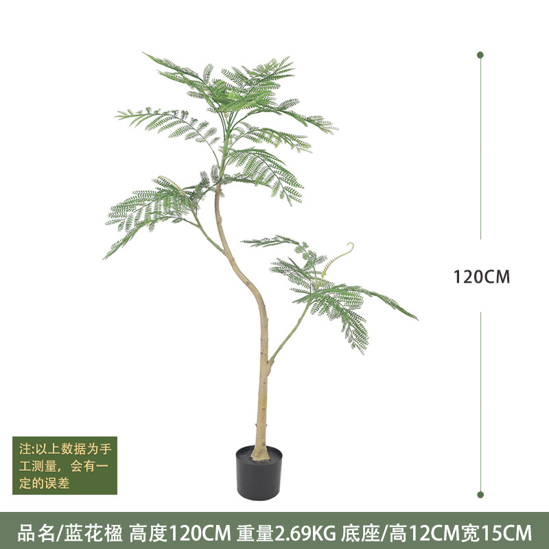 Decoración interior de plantas verdes de simulación de gran tamaño, plátano de bambú, gigantesco, plantas verdes falsas en maceta, paisajismo de plantas de simulación al por mayor image 30