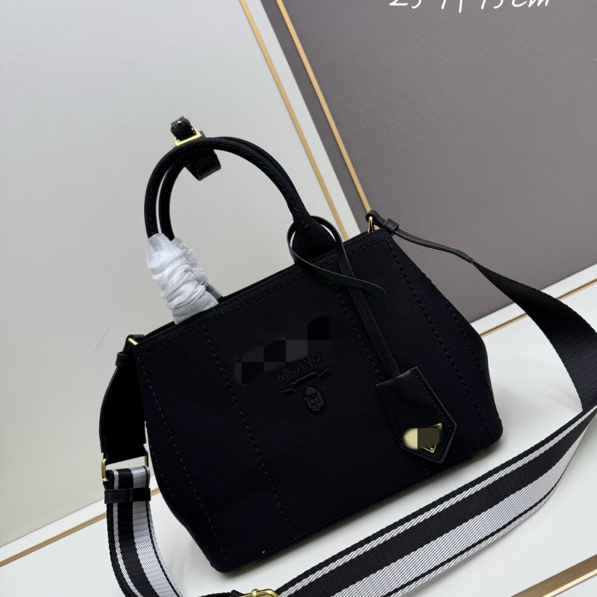 2025 nuevo bolso femenino moda todo fósforo lona letra tote bolso casual de mensajero de un solo hombro