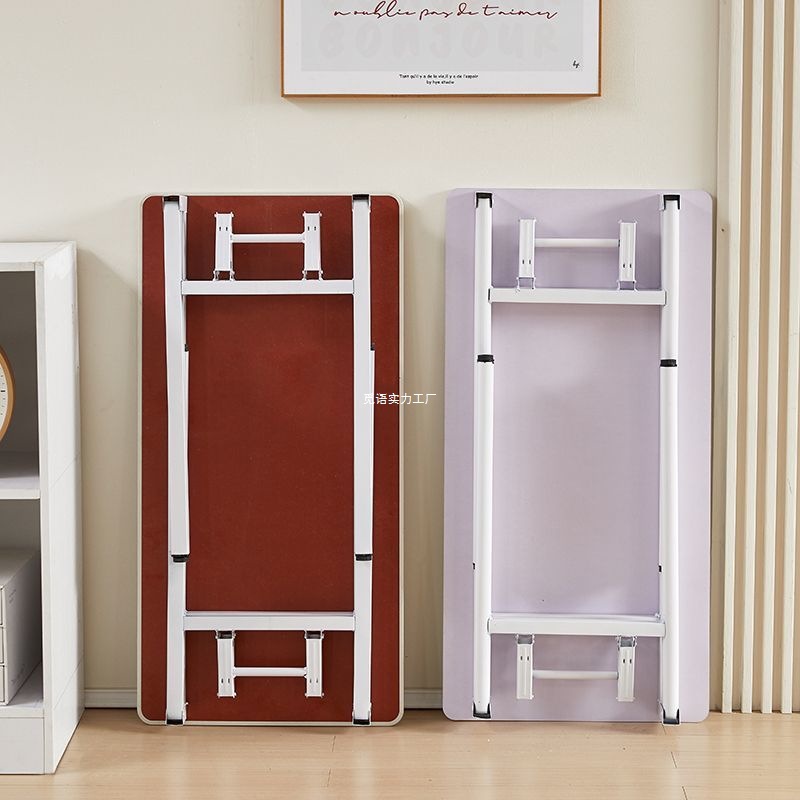 Mesa plegable simple mesa de comedor casera de alquiler de casa pequeña mesa de comedor mesa de computadora mesa de barra larga mesa de entrenamiento