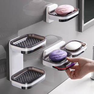 Soap holder, double-layer drying rack for home use
