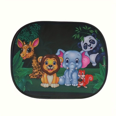 Car Sunshade Sticker for Instant Sun shade - 4436-little-squirrel