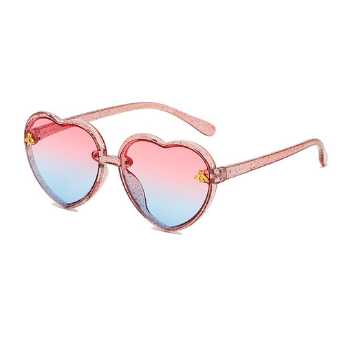 Children's sunglasses, cute girls, loving UV protection glasses, children's versatile fashionable summer sun protection sunglasses