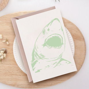 Creative Pattern Shark Template 4 Cross-Border Dropshipping Hot-Selling Painting Hollow Template Wall Painting Journal Decoration Masking
