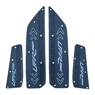 Motorcycle pedals Special Rubber Foot Pads - gray-floor-mats
