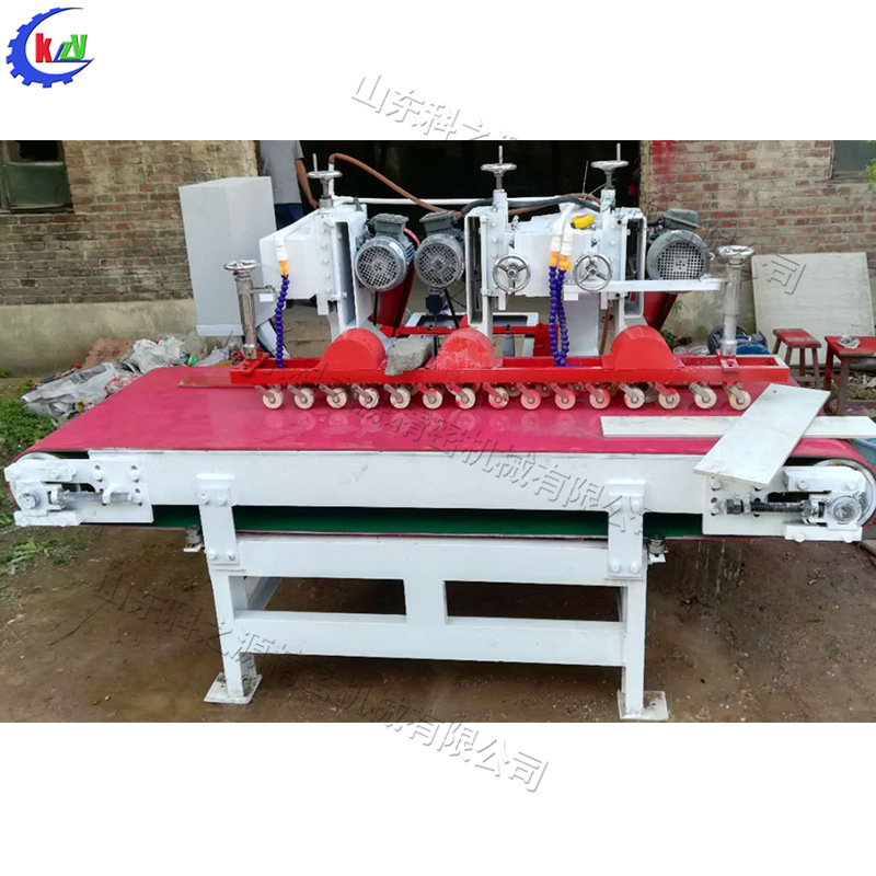 kzy-800石材切割机 全自动数控三刀瓷砖切割机 大理石型材裁切机