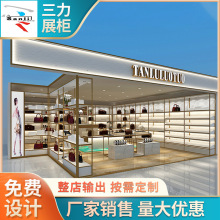 皮具店不锈钢高柜 男士皮具店烤漆靠墙高柜 皮鞋产品展柜