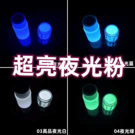 超亮夜光粉diy流麻美甲亮片闪粉滴胶史莱姆金葱粉甲油胶