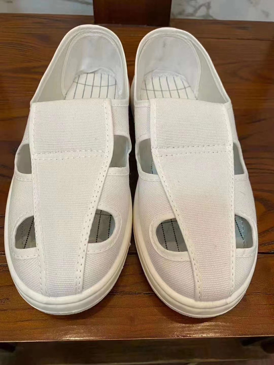 高侒 GA80005 防静电鞋 中巾四眼加厚软底透气洁净工作鞋无尘拖鞋