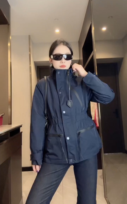 韩版时尚大幂幂同款风衣外套女2025春秋新款工装户外高级感冲锋衣|undefined