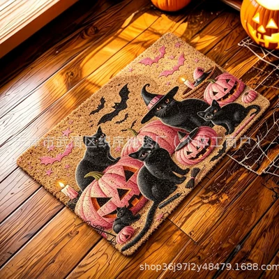 Outdoor Entrance Shoe Changing Area, Imitation | Avtomobil döşəmə paspasları - zx-halloween-spooky22-4060halloween-decorative-wire-ring