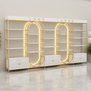 Cosmetics Display Cabinet Container Beauty Salon Product Display Rack Internet Celebrity Live Broadcast Rack Nail Salon Shelf