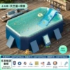 2.6 meters indian blue [Lexiang] ✅ Alloy slide + extra thick 5-layer clip net