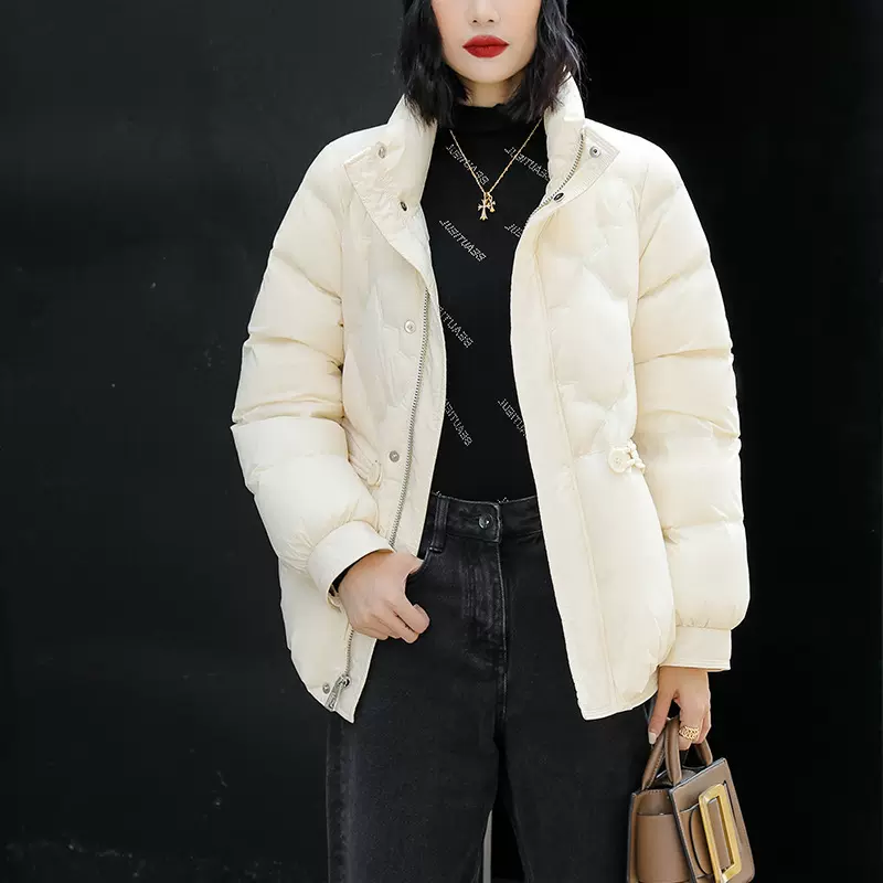 秋羽绒服女感冬季平湖小个子高级新款时尚爆款短款外套鸭绒批发