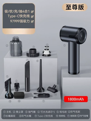 Tozsoranlar Car Home Wireless Charging - black-wireless-supreme-model-1800-mah-storage-bag-2-filter-elements-floor-brush